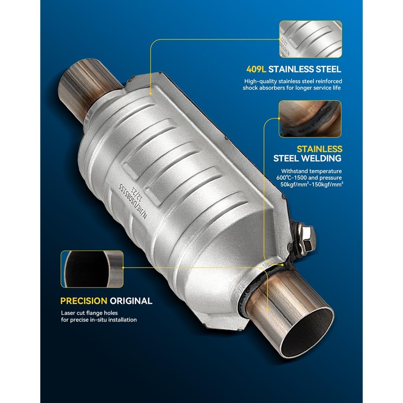 PHILTOP Direct-Fit Catalytic Converter Kit W/Gasket Compatible with Nissan Juke