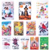 Foxany 12 Pack Seasonal Garden Flags One-Sided 12 x 18