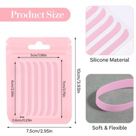 24 Pcs Lash Lift Rods Lash Lift Rods Ribbon Kit Reusable Lash Lift Pads Silicone Lash Lift Tool Soft Pads Eyelash Lifting Compensator Eyelash Perming Pads Lash Lift Shields (4 Colors)