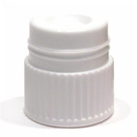 Karter Scientific Test Tube Cap, Hollow Top, 16mm, White, Karter Scientific 94A23 (Pack 25)