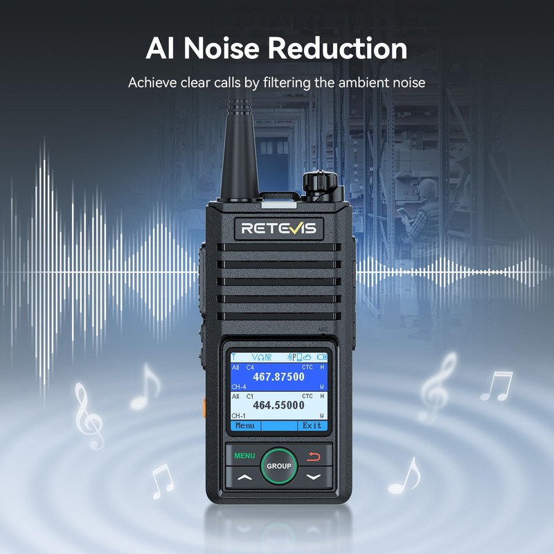 Retevis RB58 Waterproof Bluetooth Two-Way Radio (4)