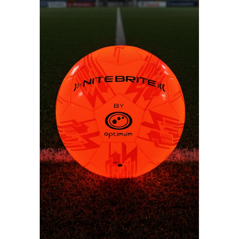 Optimum LED Light Up Football Size 5, Motion Activated for