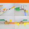3PCS Brass Barbed Hose Fitting Coupler Connector 25mm to 1”