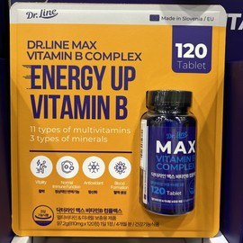 Dr. Line Max Vitamin B Complex Nutrient 120 Tablets / 닥터라인 맥스 비타민B 복합 컴플렉스 영양제 120정