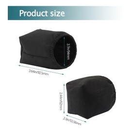 166078-4 Dust Bag For Makita Sander BO5010 BO5011 BO5012 BO4556 BO5030 BO5031K BO5041K BO4556K BO4555 M9204 (2 pack)