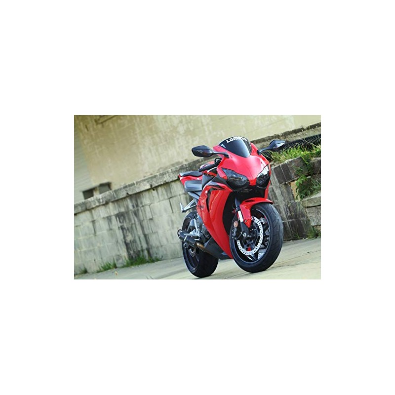 Lamin-x Custom Fit Gunsmoke Headlight Covers for Honda CBR300R (2015+)