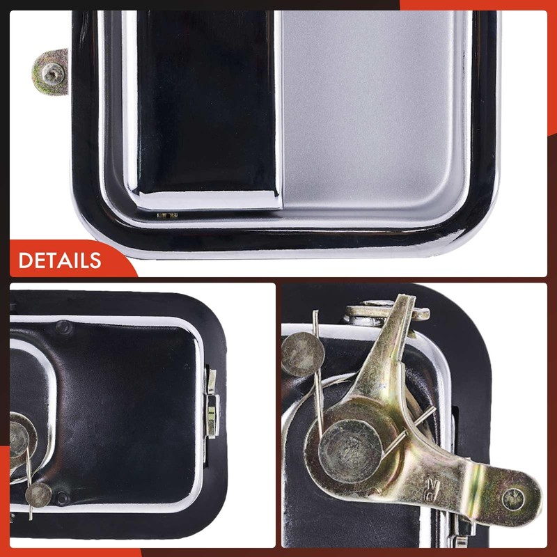 A-Premium Front Right Passenger Side Exterior Door Handle Compatible with