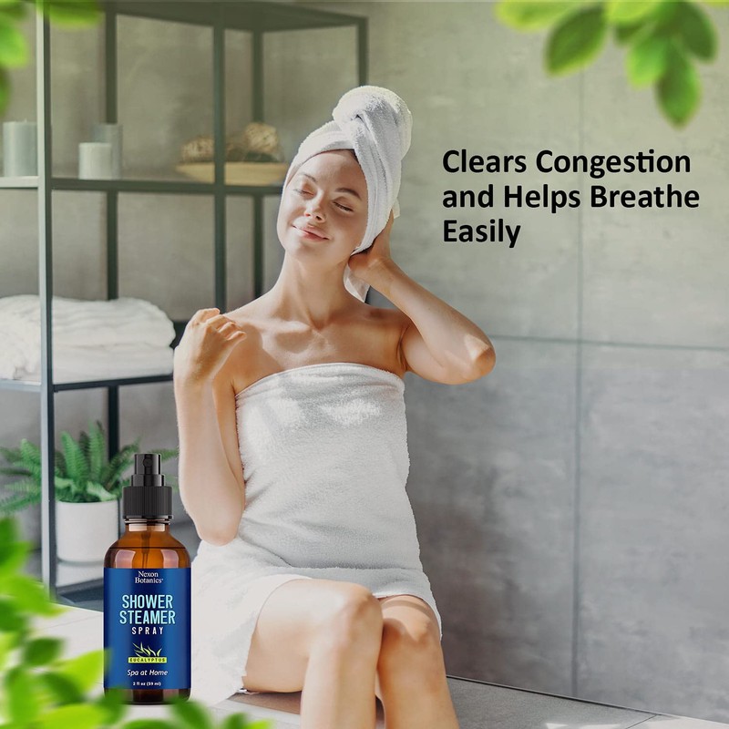 Eucalyptus Shower Steamer Spray 2 fl oz - Shower Aromatherapy