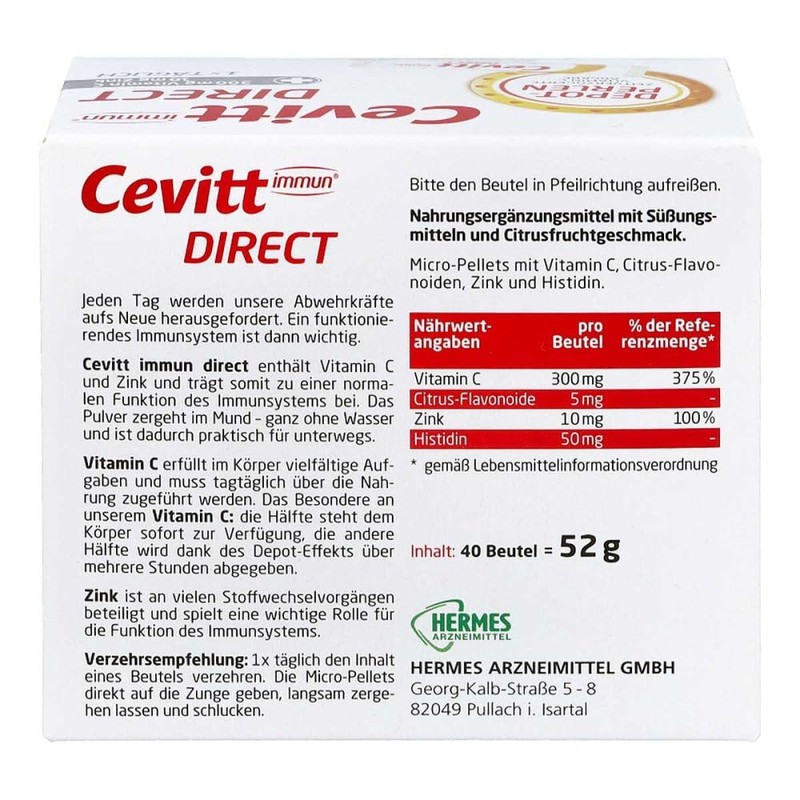 Cevitt immun direct Pellets Beutel, 40 St. Beutel