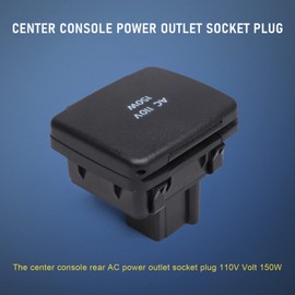DICMIC Center Console Power Outlet Socket Plug Compatible with 2011-2015 Ford Explorer 2010-2014 Ford F-150 2011-2016 Ford F-250 F-350 F-450 Super Duty Replace# BC3Z-19N236-A