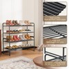 SUFAUY 2-Tier 33" Wide Shoe Rack, Closet Metal Shoe Rack