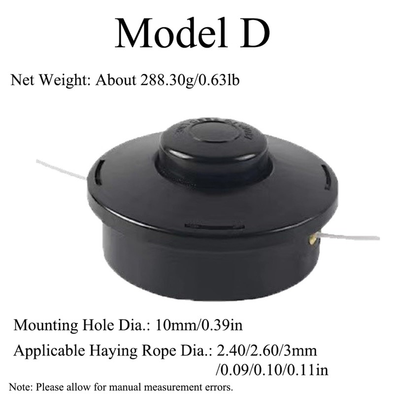Bump Feed Trimmer Head Brush Cutter Line Spool Weed Eater