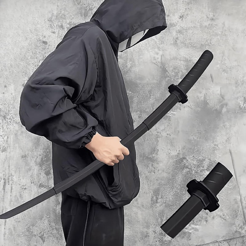 JAWUZ 2pcs Ninja Sword, 3D Printed Katana Sword Fidget Toy,