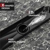 WEBANG 12 Inch Linear Shower Drain Rectangular Floor Drain with