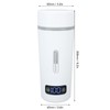 350ml Travel Electric Kettle 4 Temperature Settings Stainless Steel Heating
