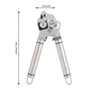 Multifunctional Can Opener Stainless Steel Manual Tin Jar Beer Bottle