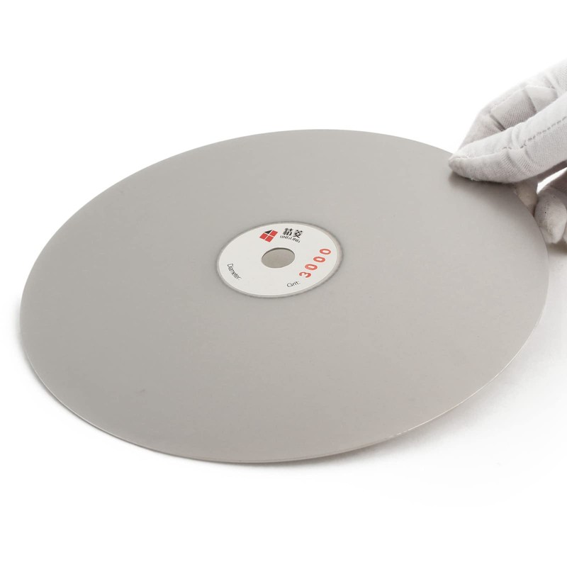 JINGLING 8" Inch Diamond Grinding Disc 3000 Grit Flat Lap