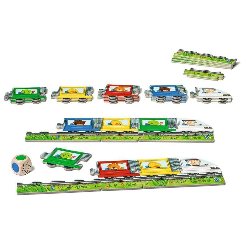 Ravensburger ministeps 4187 My First Railway Game, First Dice and