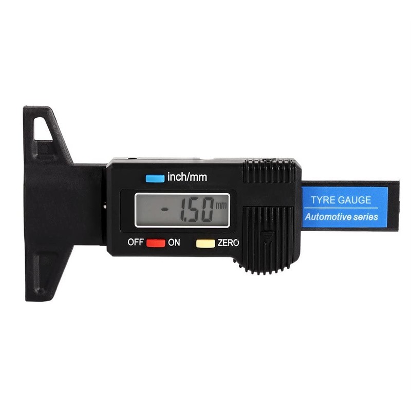 Nartel® Tyre Tread Depth Gauge - 0-25.4mm/1Inch Portable Tread Depth