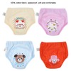 4Pcs Anti Leakage Baby Cartoon Training Pants 4 Layers Waterproof