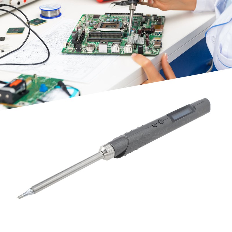 SH73 Smart Soldering Iron 100‑400 Degree Celsius Temp Adjustment Portable