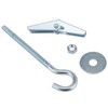 NAMYEUT 30 PCS M5 Plasterboard Ceiling Hook, Carbon Steel Wing