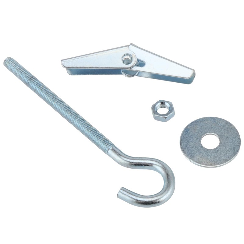NAMYEUT 30 PCS M5 Plasterboard Ceiling Hook, Carbon Steel Wing