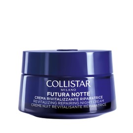 Collistar Futura revitalisierende Nachtcreme für das Gesicht, regenerierende Nachtcreme für reife Haut, aufhellend, nährend, ohne Silikon, dermatologisch getestet, 50 ml