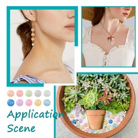 KISSITTY 500pcs 5mm Glow in The Dark Beads No Hole Round Glass Crystal Beads Luminous Beads for Vase Fillers Wedding Party Hair Brooch Decoration Jewelry Craft Making