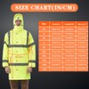 AYKRM Hi-Vis Waterproof Jacket, Keep Dry and Visible in the