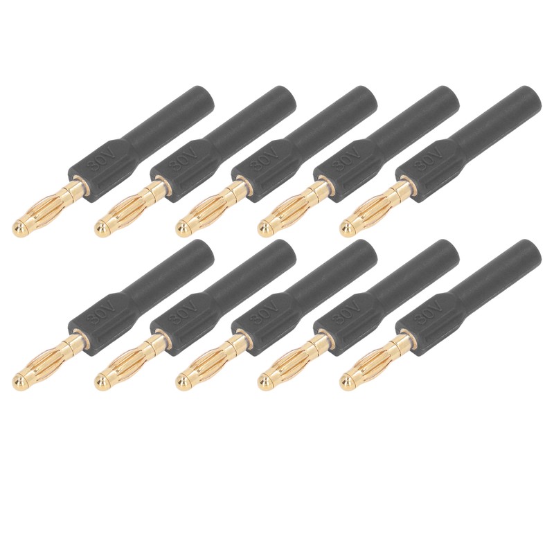 10Pcs Banana Plug 4.0mm Male to 2mm Female Connector 30V