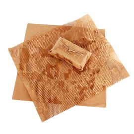 HOT SEAL 200 Sheets 12x12 inch Honeycomb Packing Paper for Moving, Moving Supplies Protecting Fragile Items, Small Wrapping Paper for Shipping and Moving Box Filler, Moving Essentials for Packing