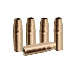 WeldingCity 5-pcs Gas Nozzles 23-50 1/2" for Lincoln 300-400 and Tweco Professional #3 MIG Welding Guns (Pack of 5 Nozzles)