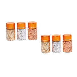 Baluue 2pcs 3 Nail DIY Gold Foil Sheet Gilding Flakes Nail Painting Foil Sheet for Natural