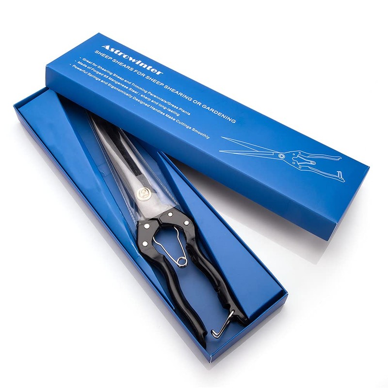 Astrowinter Hand Shears for Gardening & Sheep Shearing - Manganese