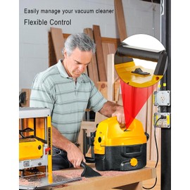 Replace 5140058-09 Vacuum Switch Fit for DeWalt DCV580 DCV581H DC500 DC500K DC020, Vacuum Cleaner Toggle Power Switch ON-Off