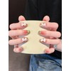 BIBII Nails Handmade Nail Tip, 3D Nails, Long Pink, Floral