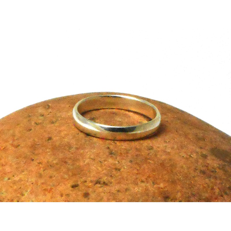 3 mm Plain Sterling Silver Ring (Size U) - (SSR3009155)