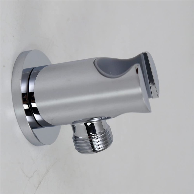 Hand Held Shower Head Holder Hose Connector Shower Wand Holder