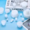 uxcell 1 Pcs White Silicone Solid Rubber Stoppers, Tapered Plugs