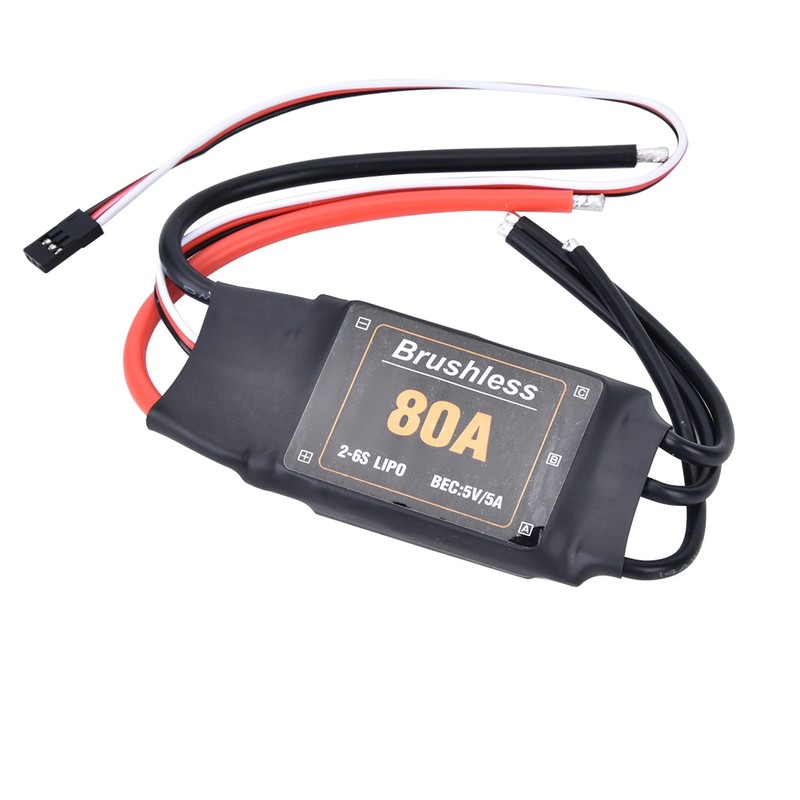 80A Brushless ESC Speed ​​Controller Battery Low Voltage Protection RC