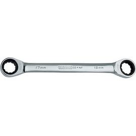KS Tools 503.4511 GEARplus Double ring ratchet spanner, 8x10mm