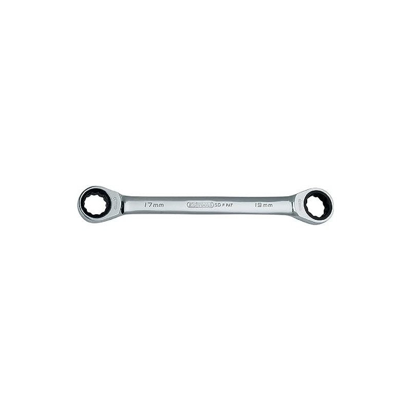 KS Tools 503.4511 GEARplus Double ring ratchet spanner, 8x10mm