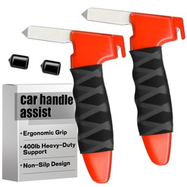 Discount Parts Direct Car Door Handle for Elderly- 2 Pack Auto Cane Portable Vehicle Car Handle Assist Support, Durable Non-Slip Grip, Ergonomic Mobility Aid Handle, Easy Install for Seniors