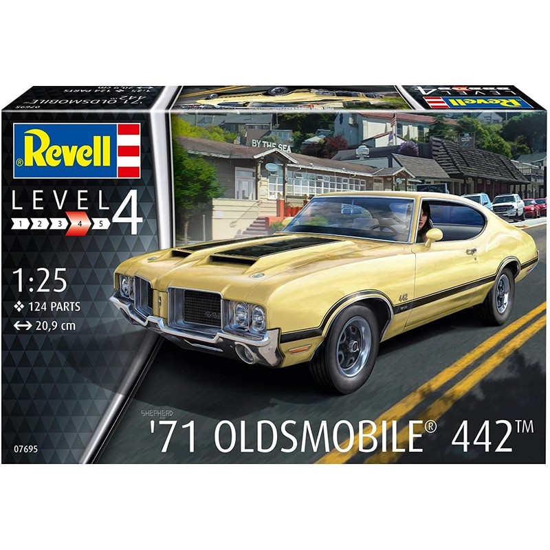 REVELL 07695 Vehicle Faithful Model Kit for Advanced Users, Unpainted,