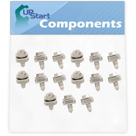 15-Pieces 279393 Dryer Cord Screw Kit Replacement for Maytag MLE24PDAGW2 Dryer - Compatible with 279393 Terminal Block Screw Kit
