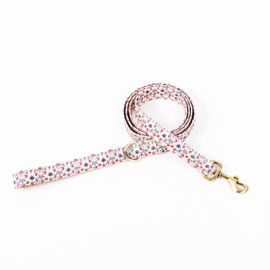 Organic Cotton Dog Leash for Small,Medium and Large Breed,Brass Hardware Pet Leash for Walking,Running and Training 6FT
