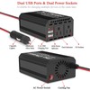 Pro Chaser 400W Power Inverters for Vehicles DC 12v to