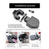 2PCS Mini Bicycle Rear Pedals Folding Foot Rest Bike Pegs