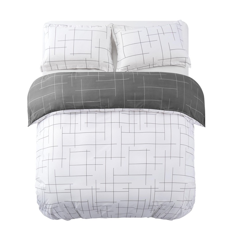 YORKSHIRE BEDDING Duvet Cover Single Duvet Set Reversible Soft Printed